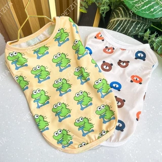 🇹🇭พร้อมส่ง🇹🇭 มีไซส์เล็กถึงใหญ่พิเศษ เสื้อกล้ามแฟชั่น ลายน่ารัก ผ้าใส่สบายมาก for pet สัตว์เลี้ยง สุนัข หมาอ้วน หมาใหญ...