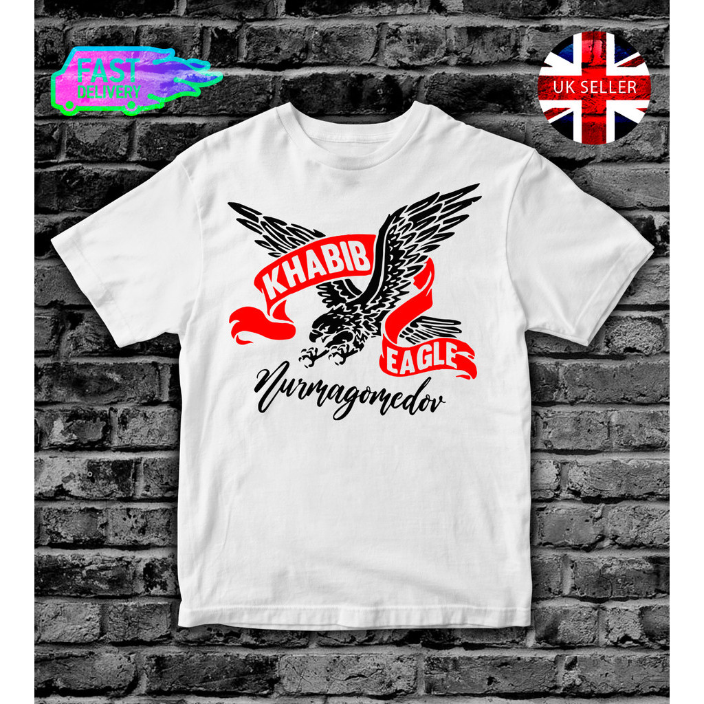 Ufc Mma Khaib เสื้อยืด Top Boys Ls ผู้ใหญ่ Mens T เสื้อ Tshirt 2
