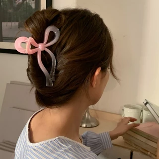 10สไตล์สาวหวานสีชมพูไล่โทนสีกิ๊บสวยผีเสื้อโบว์กิ๊บจับอุปกรณ์เสริม