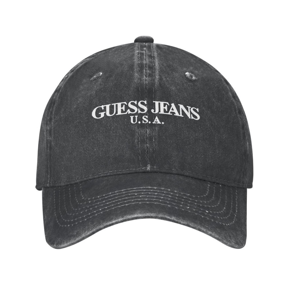 Guess Jeans Usa Distressed Personality Cowboy Cap