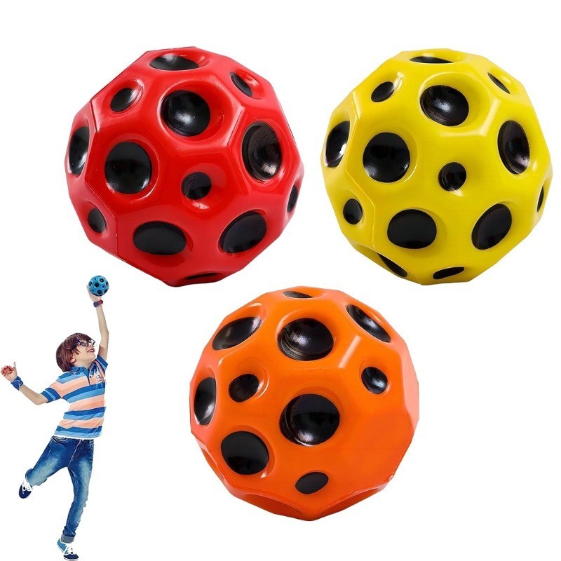 High Bounce Moon Ball Interaction Bouncy Ball Soft Flash Ball กระโดดลูกบอลยางสําหรับเด ็ กเด ็ กของเล ่ นชายหาดกลางแจ ้ ง ราคา ถูกที่สุด ดีลบีเคเค