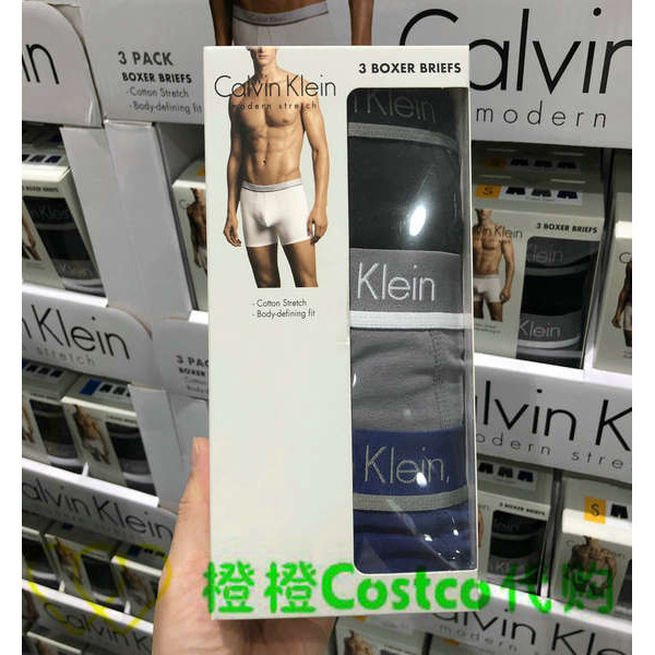 กางเกงใน ck กางเกงใน Shanghai Costco Kaishike ซื้อชุดชั้นใน Calvin Klein ชุดชั้นในผ้าฝ้ายบ็อกเซอร์กางเกงขาสั้นผู้ชาย CK