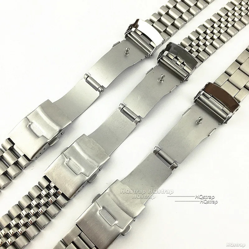 20 มม.22 มม.สแตนเลสสตีลสําหรับ Seiko SKX007 SKX009 SKX011 พร ้ อมเครื ่ องมือสร ้ อยข ้ อมือปลายโค ้ ง