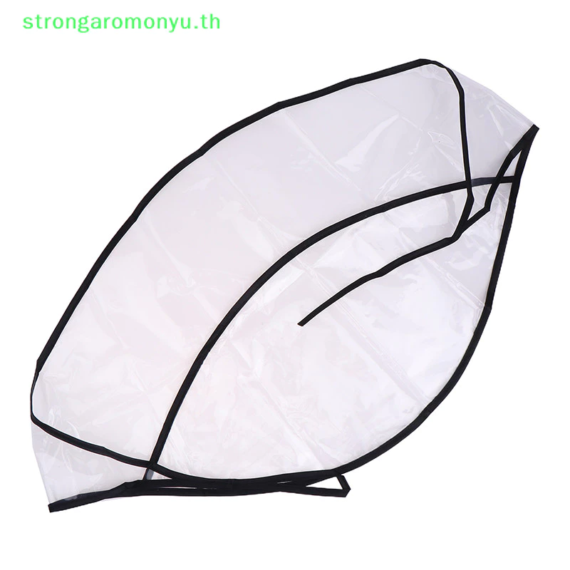 Strongarmonyu หมวกคลุมผมกันฝนพลาสติกสำหรับผู้หญิง thumbnail 6