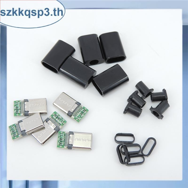 Type C USB 3.1 ปลั๊กตัวผู้ 24Pin ประเภทเชื่อมอะแดปเตอร์ปลั๊กชาร์จซ่อมสายเคเบิลข้อมูล THK3