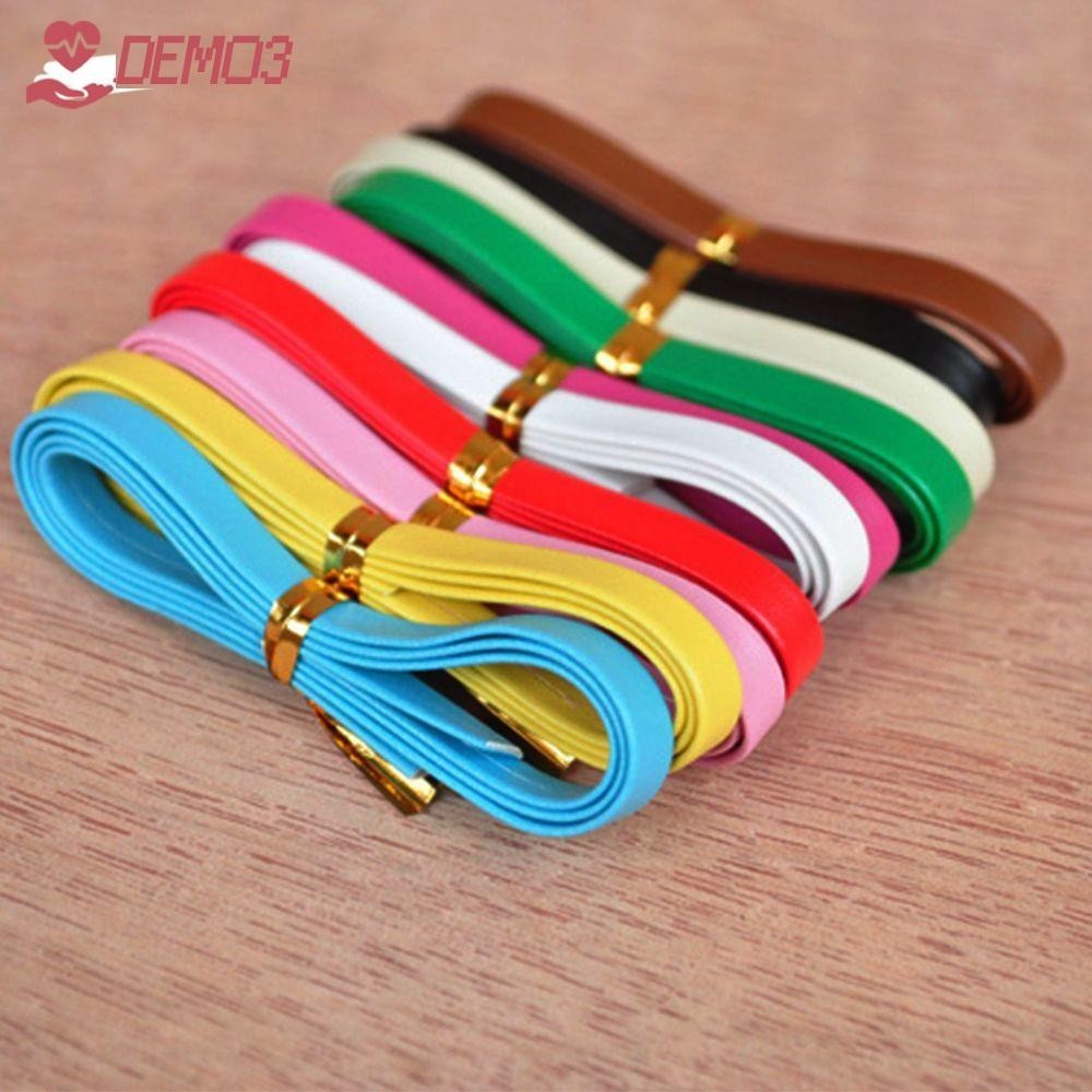 Demo3 ตุ๊กตาเข็มขัดเอว,1 PC Super Mini Handmade เข็มขัดวัสดุกว้าง 3/5 มม.ความยาว 50 ซม.DIY เสื้อผ้าอุปกรณ์เสริมเด็กของเล่นเพื่อการศึกษา