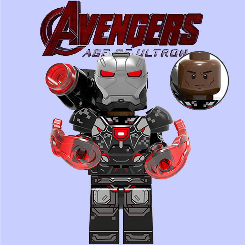 ใช ้ งานร ่ วมกับ Lego Building Blocks Marvel Avengers 3872 War Machine ประกอบ Minifigure ของเล ่ นเด ็ ก Xinhong