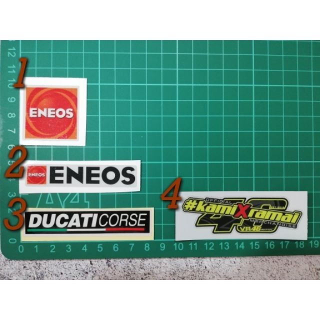 สติ๊กเกอร์ Eneos Ducati Kamixmai Rider