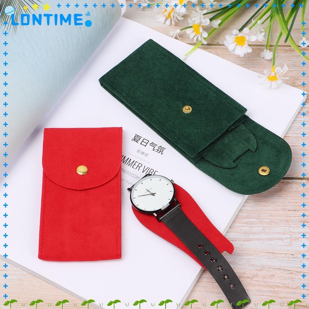 Lontime Watch Boxes Protection Flannelette Watches Pockets