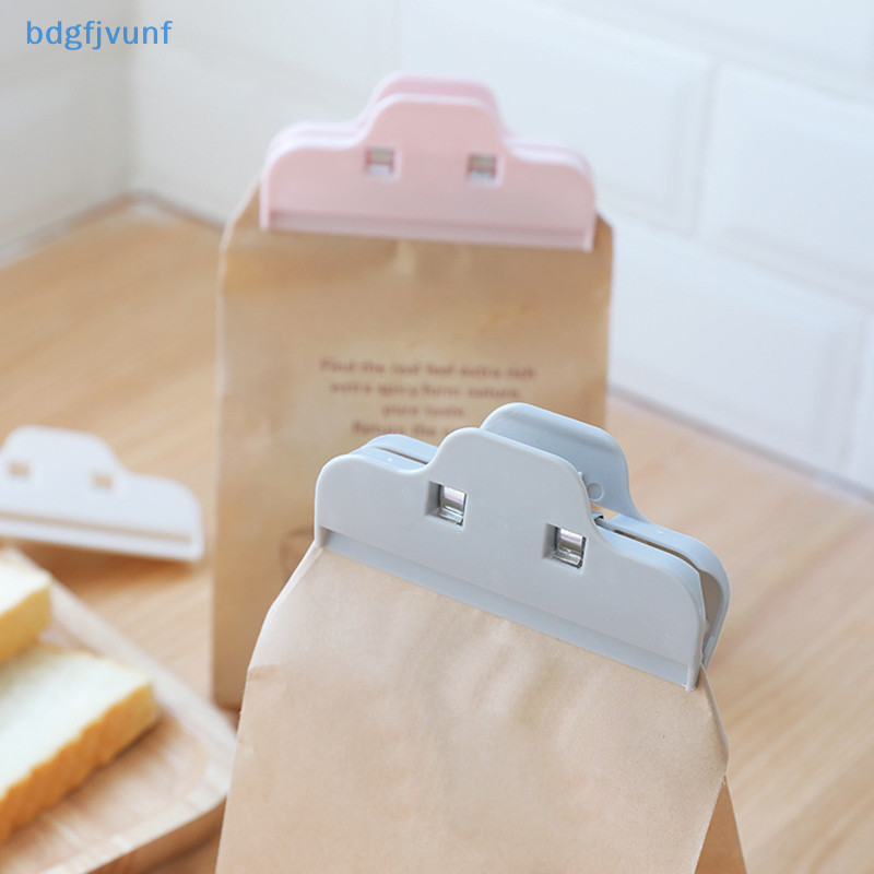 Bdgf คลิปปิดผนึกถุงอาหารผลไม ้ แห ้ งคลิปขนมขนาดใหญ ่ Moisture-proof ถุงพลาสติกซีลถุงขนมคลิปปิดผนึก TH