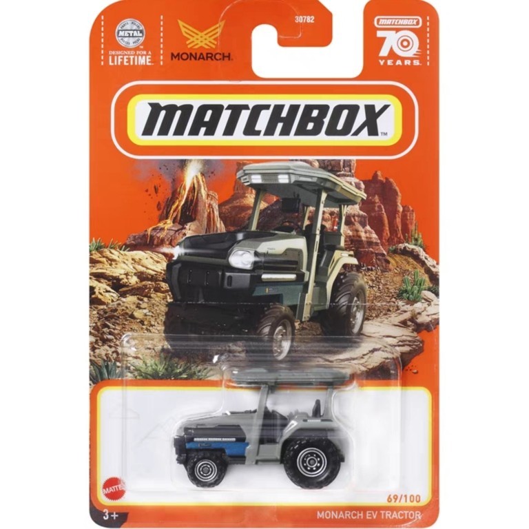 Matchbox Matchbox Emperor Electric TRACTOR สีเทา/MONARCH EV TRACTOR 69 23W