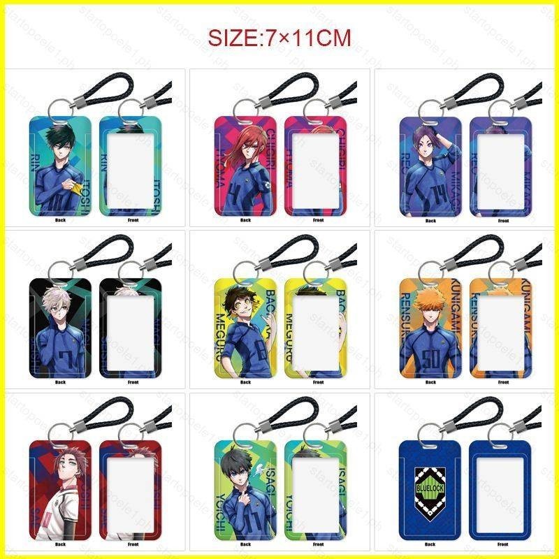 Bx BLUE LOCK การ ์ ตูนอะนิเมะ KeyChain Card Holde นักเรียน MetroCard บัตรอาหารรถบัส ID ผู ้ ถือบัตร Identity Card กรณี