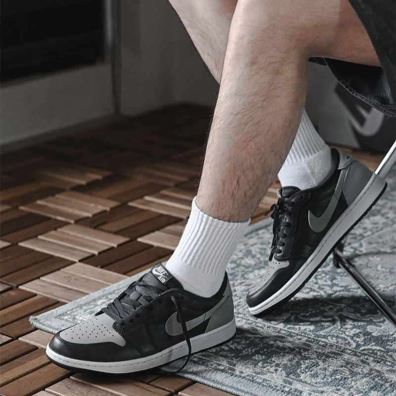 AIR a/j 1 LOW OG Shadow Black Grey Shadow LOW-Top Casual Shoes CZ0790-003