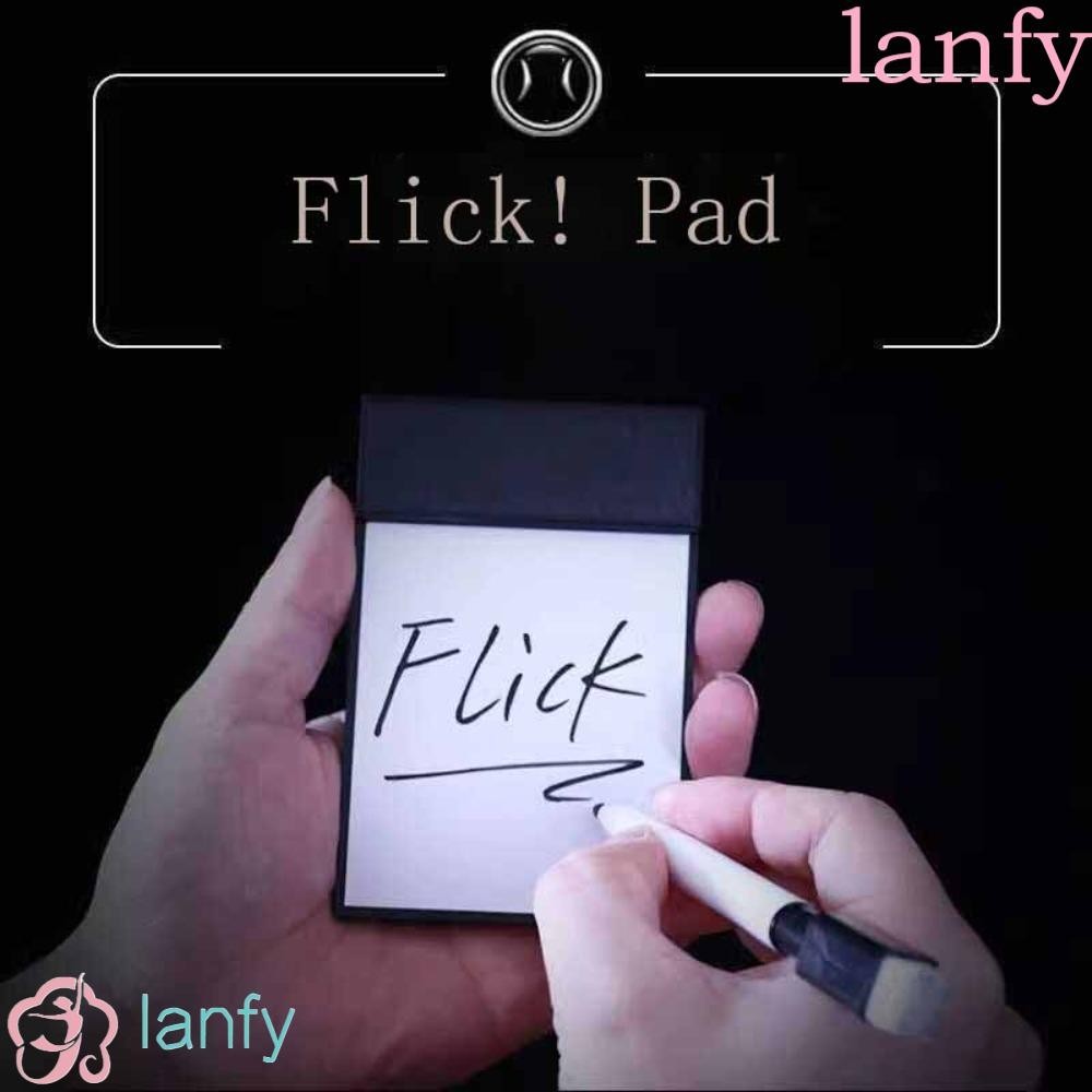 Lanfy Flick Board, เปลี ่ ยนแหวน Simple Operation Flick Pad, Magic Props ข ้ อเสนอ Surprise Props Instantaneous Changes Lumos-Close Up Magic Tricks Surprise ของขวัญ