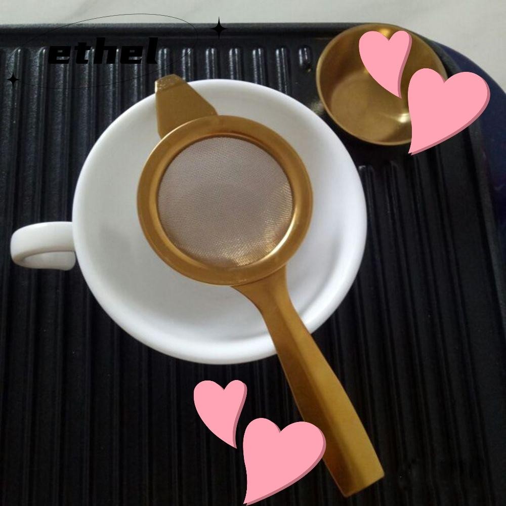 Ethel1 กระชอนตาข่ายกรองชา กาแฟ นํากลับมาใช้ใหม่ได้ 1 ชุด