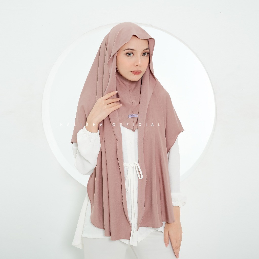 Instant Pashmina Oval Pashmina Veil Pashmina Jersey ภายในครอบคลุมคอ Pashmina Oval Melted