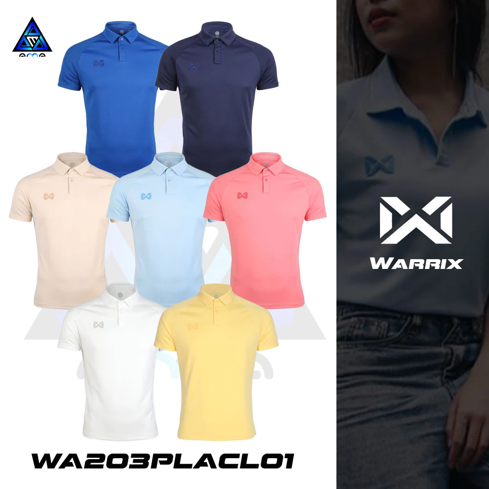 ลดแล้วลดอีก30% เสื้อ WARRIX รุ่น VIBES รหัส WA-203PLACL01 วาริกซ์เสื้อโปโล WARRIX แท้100%