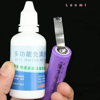 Lonmi ฟลักซ์สแตนเลส,ซ่อมด่วนแบตเตอรี่อิเล็กโทรดบัดกรีสะอาดฟรีบัดกรีฟลักซ์,มัลติฟังก์ชั่50มิลลิลิตรบัดกรีฟลักซ์ของเหลวโลหะบัดกรีช่วย