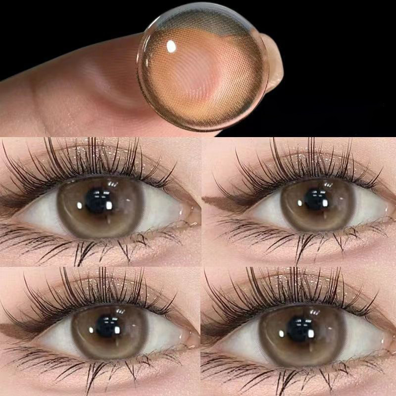 คอนแทคเลนส ์ สีเน ้ นธรรมชาติ 1 คู ่ 14.4 มม . Softlens 12 เดือน