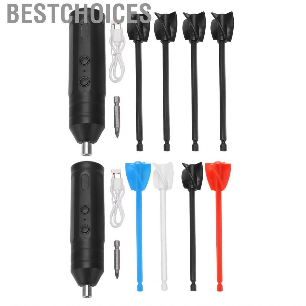 Bestchoices Epoxy Resin Mixer Slow Motor Handheld Electric Stirrer With 4PCS Rod♡