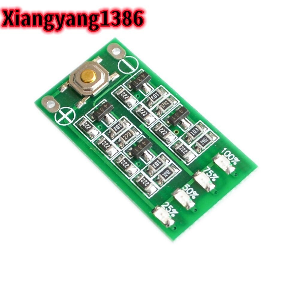 3s 11.1V 12V 12.6V แบตเตอรี ่ ลิเธียมโมดูลตัวบ ่ งชี ้ Lipo Li-ion Power ระดับจอแสดงผล 3 Series 9-26V