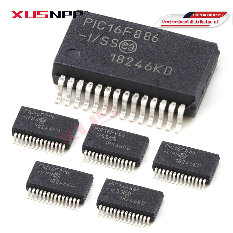 1PCS PIC16F886-I/SS PIC16F886 SSOP-28 PIC16F870-I/SS PIC16F872-I/SS PIC16F882-I/SS PIC16F883-I/SS เปรียบเทียบอิเล็กทรอนิกส์ SSOP