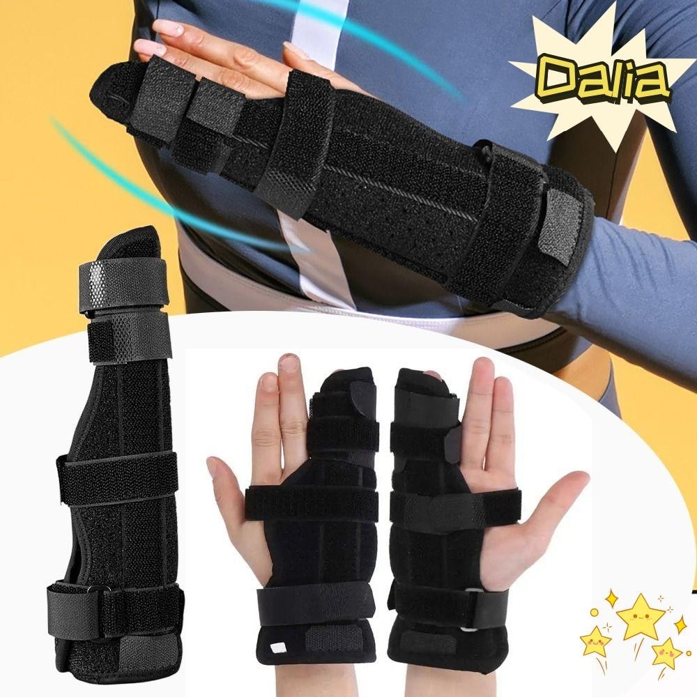 Dalia Metacarpal Splint Brace, Immediate Relie Protector Finger Brace, Fracture Splint Support Fixed Adjustable Splint Left/Right Hand