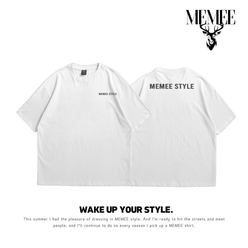 S-5XL OVERSIZE~MEMEE ⚡️COTTON USA ผ้าหนานิ่ม ทรงสวยM-3XL (Memee Style)