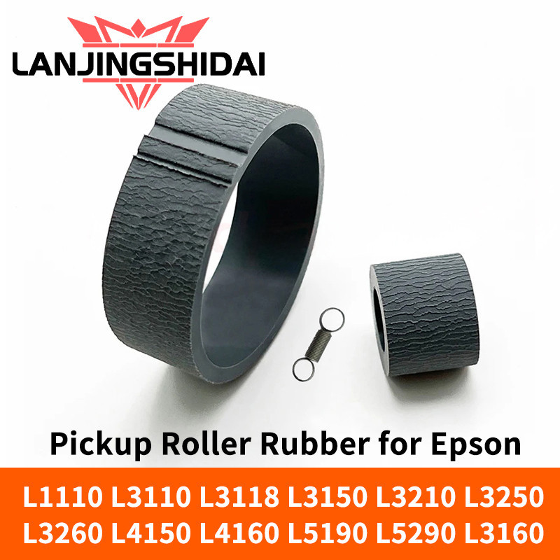 Pickup Feed Roller แยก Pad ยางสําหรับ EPSON L3110 L3210 L3118 L3150 L3250 L4150 L4160 L3160 L3260 L5190 L5290 L1110 L1210 L1250 L5198 L3100 L3200 L2987