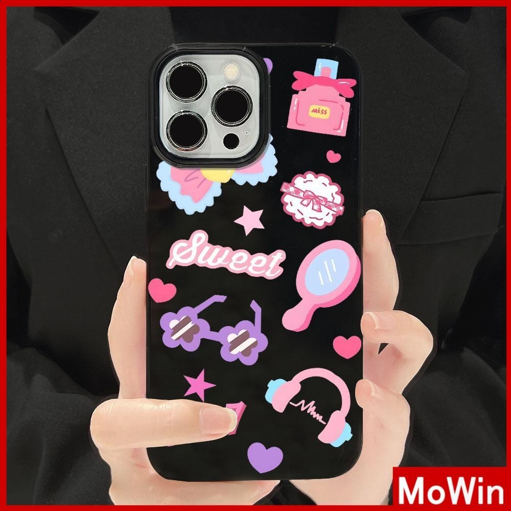 Mowin - เข้ากันได้สำหรับ 15 เคสไอโฟน11 เคส iphone 11  สำหรับ 14 Pro Max เคสไอโฟนสีชมพูเคสนิ่ม TPU เค
