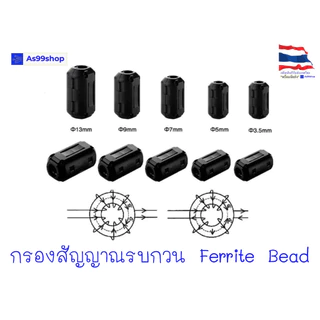 Ferrite Bead กรองสัญญาณรบกวนไฟฟ้า,ภาพ,เสียง ให้ละเอียดเสถียรขึ้น ลดสัญญาณรบกวนความถี่สูง