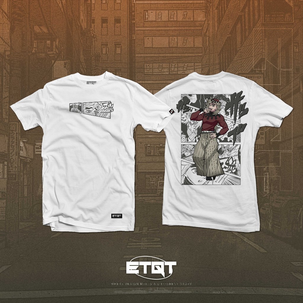 S-5XL Anime Shirt - Unisex - Etiquetta Co. - Demon Slayer - Doma v3