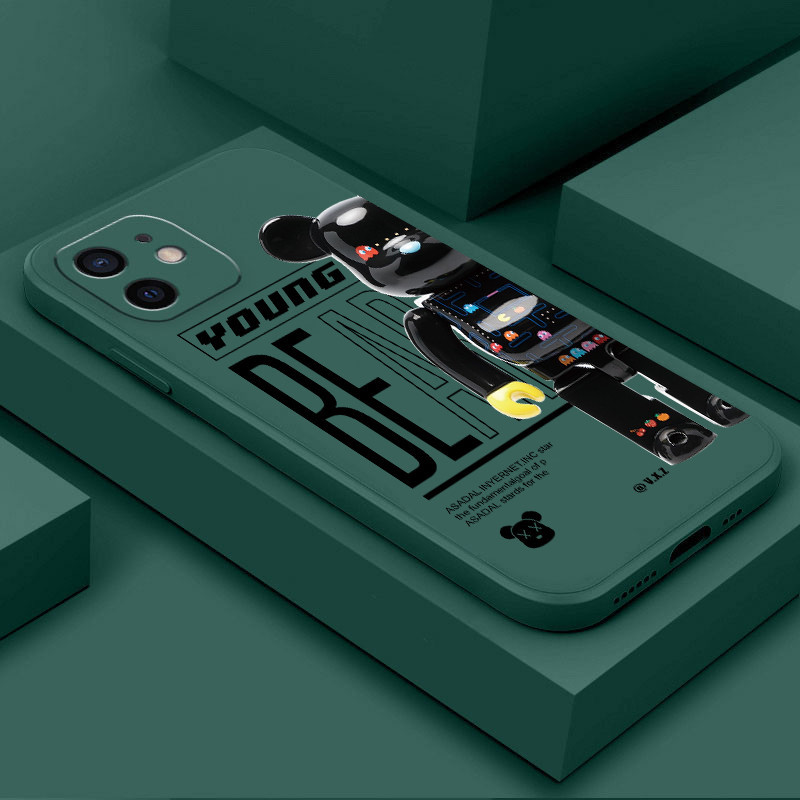 เคส Vivo V29 5G V29E V7 PLUS V7+ V5 PLUS V11 PRO V17 PRO 1820 1808 1812 1806 1811 1814 1816 IQOO Z7X 5G gloomy หมีซิลิโคนเหลว Soft TPU เคสซิลิโคน