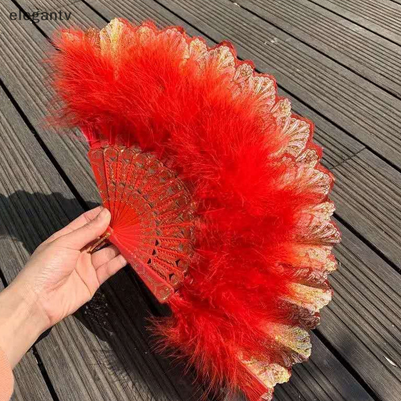 Egn Lolita พัดลมพับ Fairy Dark Gothic Court Dance ตกแต่งงานแต่งงาน N