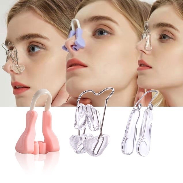 Lewedo Nose Shaper Lifter คลิปซิลิโคนจมูก Beauty Up ยกนุ ่ มความปลอดภัยซิลิโคนจมูกสะพาน Straightener Corrector Slimming อุปกรณ ์ สําหรับกว ้ าง Crooked จมูก