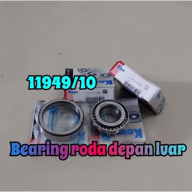 Lahar/ล้อนอกหน้า Bearing kijang super 5k 11949/10
