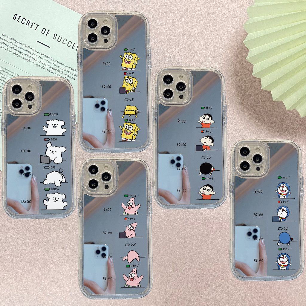 รูปแบบการ์ตูนน่ารัก เคสโทรศัพท์มือถือนิ่ม เคสไอโฟน กันกระแทก สําหรับ เคสไอโฟน11 เคส iPhone 11 14 13 12 Pro max 7 8 Plus