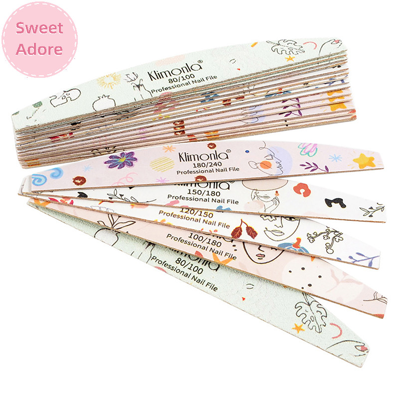 Sweetadore 10 ชิ้นตะไบเล็บมืออาชีพ 180/240 บัฟเฟอร์ไม้กระดาษทรายบล็อกเจลขัดขัดเล็บไฟล์ TH