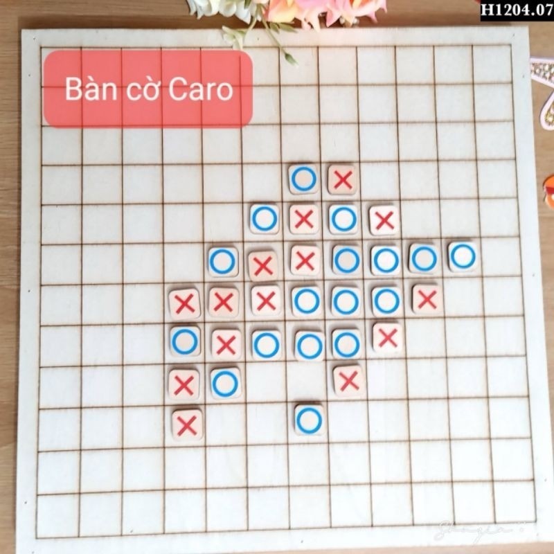 Remoingay.90Caro CHESS TABLE - CARO WOODEN CHESS TABLE