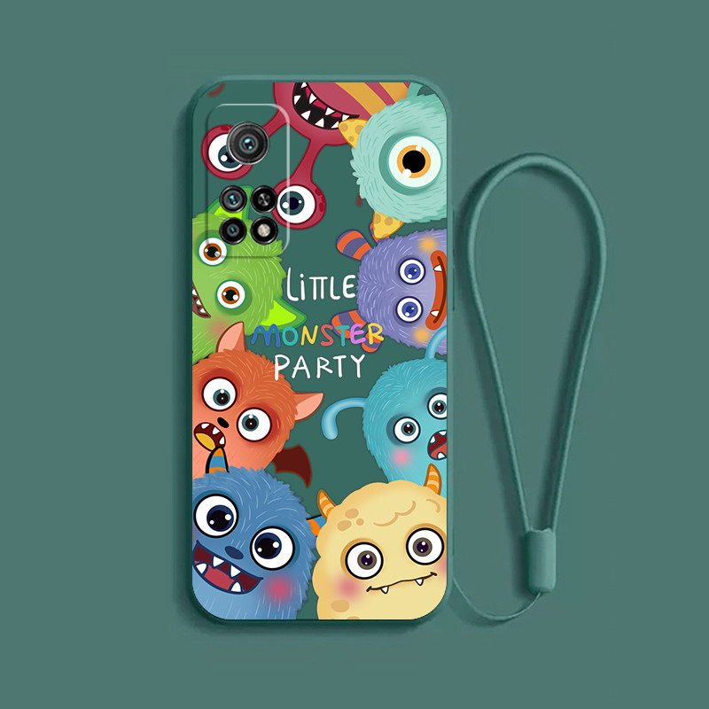 เคส Xiaomi 10T 5G MI 10T PRO น่ารัก Cosmic Monsters เคสโทรศัพท์สีทึบ Soft case ซิลิโคนเหลวกันกระแทก Cover