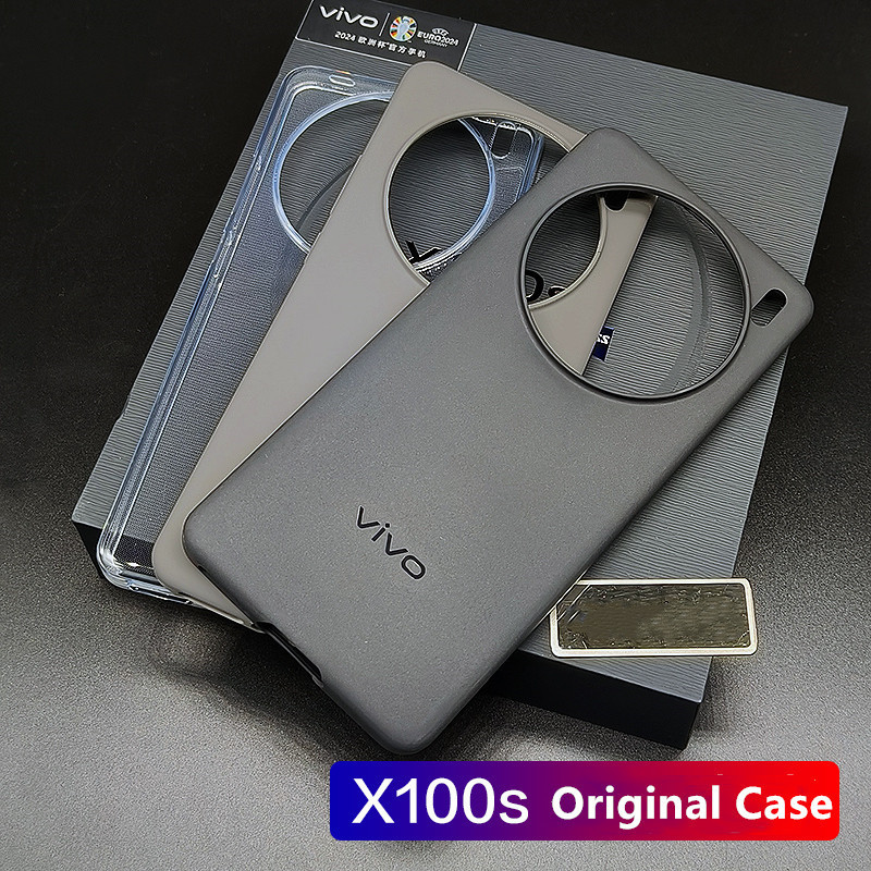 For Vivo X100s/X100s Pro Original Case Ultra Thin Slim Soft Shockproof Matte Luxury Rubber Skin Clear Back Cover