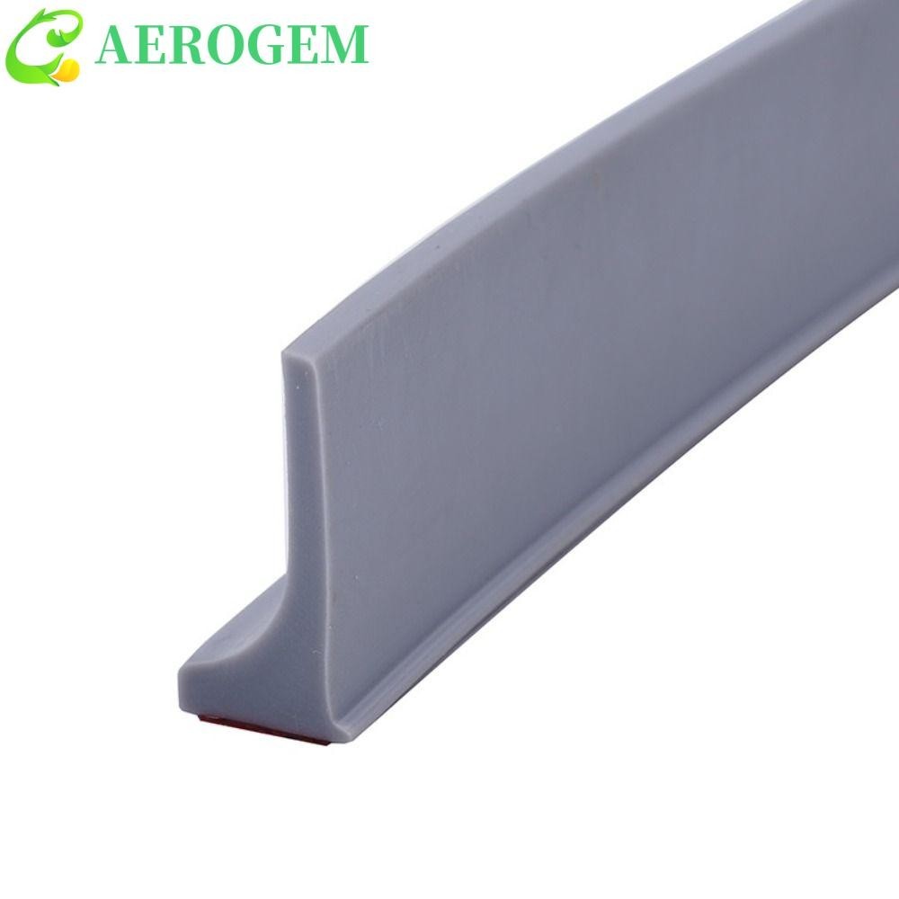 Aerogem แถบกั้นน้ํา, แผงยึดพื้นรูปตัว L กันน้ํา, ซีลมัลติฟังก์ชั่นแห้งเปียกแยกซิลิโคนงอได้ Water Barrier อ่างล้างจานห้องน้ํา