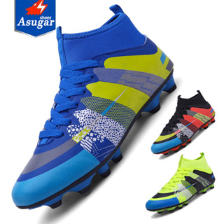 จากประเทศไทย 24 ชั่วโมง [Size:32-44] รองเท้าฟุตบอล ผู้ใหญ่/เ…