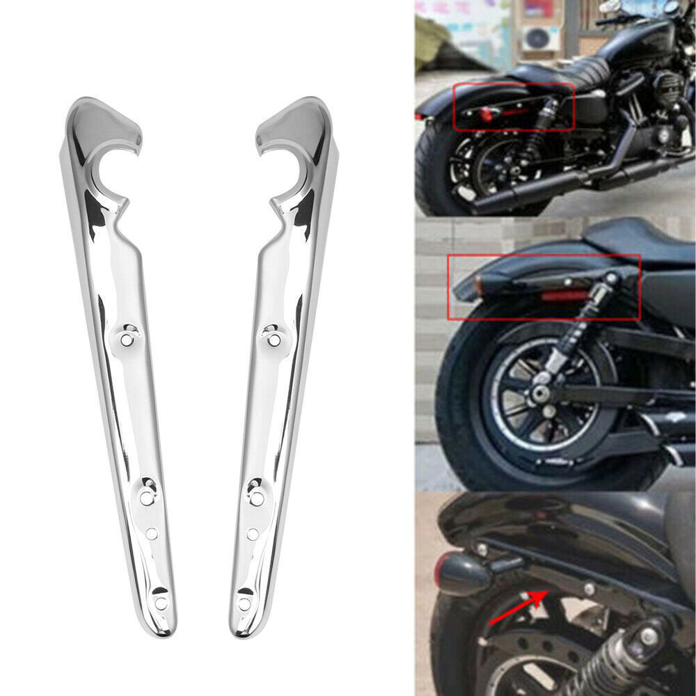 YJ Motorcycle Chorme Rear Fender Struts Turn Signal Bracket For Harley Sportster XL883 XL1200 Custom