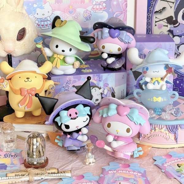 กล่องสุ่ม สุ่มกิ๊บ sanrio sanrio กล่องสุ่ม MINISO MINISO Premium Blind Box Sanrio Magic Story Series