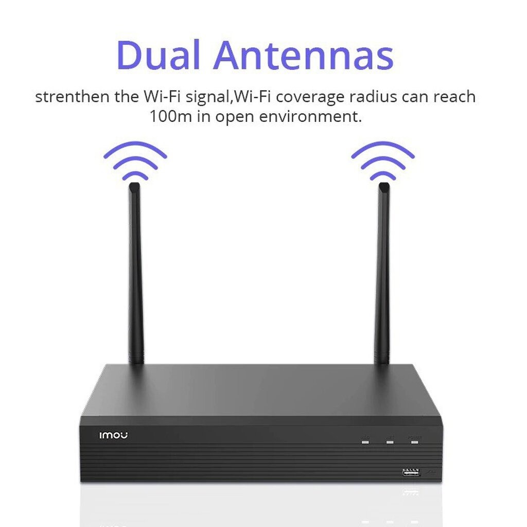 IMOU NVR1108HS-W-S2 NVR WIFI 8 CHANNELS เครื่องบักทึกไร้สาย