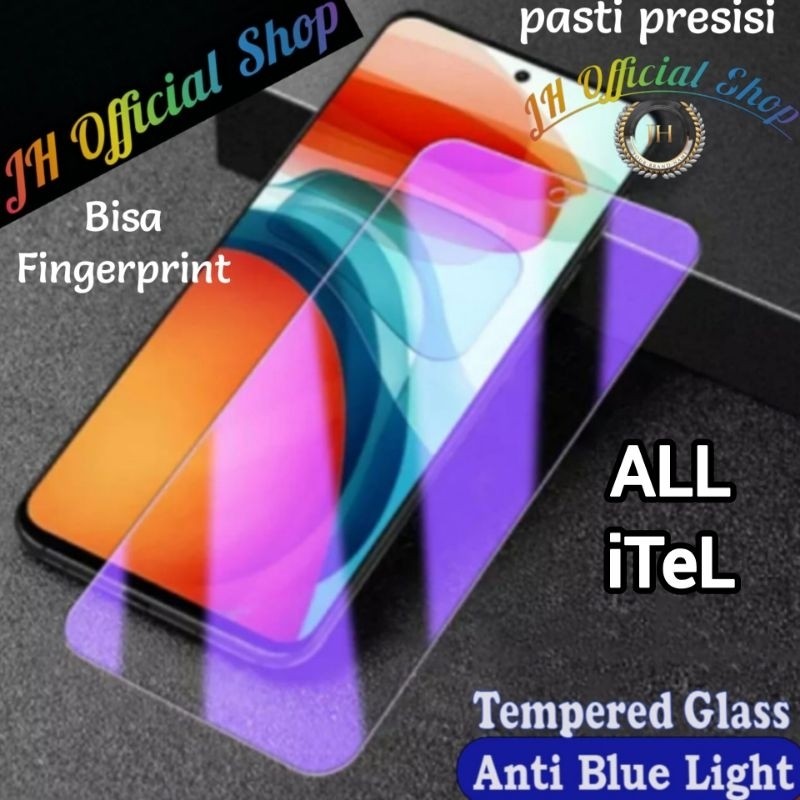 [SDW] pekanbaru/ANTI SCRATCH BLUE GLASS ITEL ALL TYPES ANTI RADIATION TEMPERED GLASS BLUE PURPLE LIG