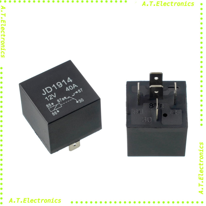 พร้อมส่ง! รีเลย์ พร้อมปล๊กกันน้ำ รีเลย์รถยนต์ รีเลย์12 V/24 V และสายรัด Heavy Duty 5-Pin SPDT รีเลย์ยานยนต์40 A