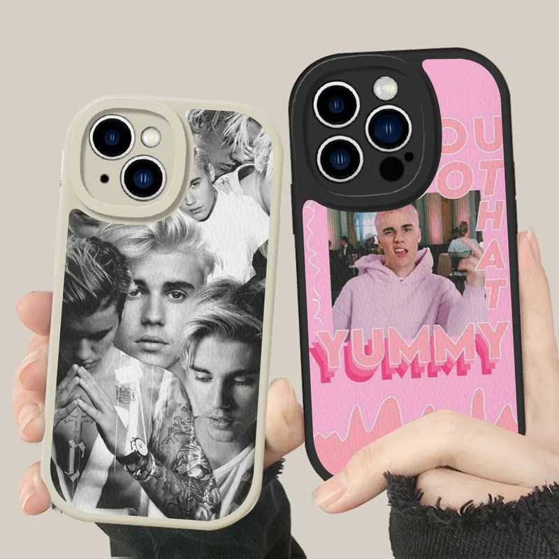 TP-1 แฟชั่น J-Justin B-Bieber เคสโทรศัพท์หนังสําหรับ iPhone 14 13 12 Mini 11 14 Pro Max Xs X Xr 7 8 