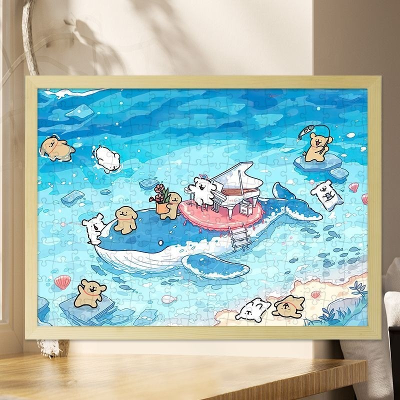 พร้อมส่ง 【Cute Dog】jigsaw puzzle จิ๊กซอว์ 1000 ชิ้นของเด็ก จิ๊กซอว์ไม้ 1000 ชิ้น จิ๊กซอว์ 1000 ชิ้นสำหรับผู้ใหญ่ จิ๊กซอ จิ๊กซอว์ 500 ชิ้น 31-22 จิ๊กซอว์ 1000 ชิ้น สำหรับ ผู้ใหญ่ ตัวต่อจิ๊กซอว์ จิ๊กซอว์ การ์ตูน